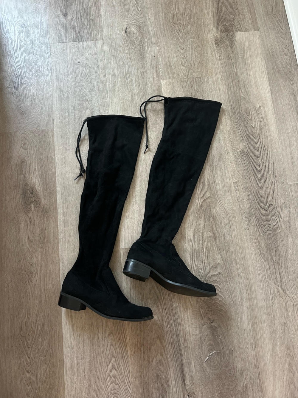 Charles By Charles David Black Over-the-Knee Suede Boots